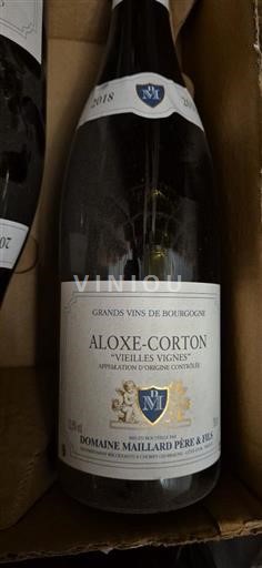 Vin Rouge sec Vieilles Vignes Domaine Maillard Père & Fils 2018 France Bourgogne Aloxe-Corton AOC