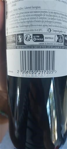 Bordeaux Côtes-de-bourg Château Gravettes-Samonac 2022