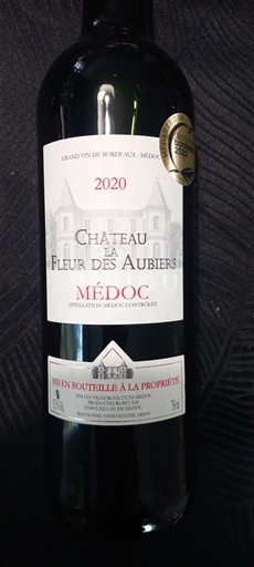 Bordeaux Médoc Château La Fleur des Aubiers 2020