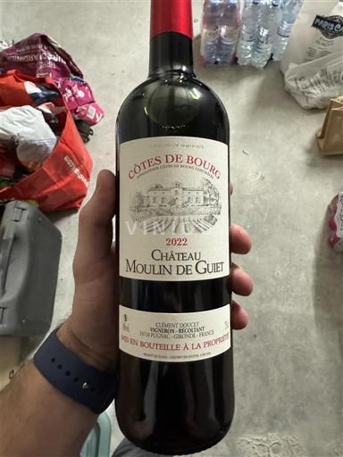 Bordeaux Côtes-de-bourg Château Moulin de Guiet 2022