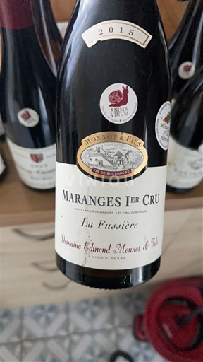 Borgogna Maranges Premier Cru Domaine Edmond Monnot et Fils La Fussière 2015