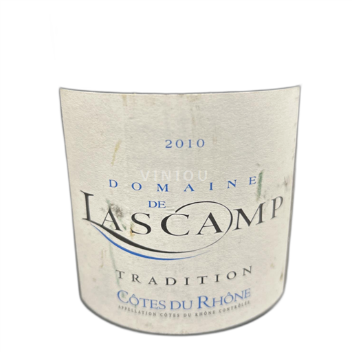 Rona dolina Côtes-du-Rhône Domaine de Lascamp Tradition 2010