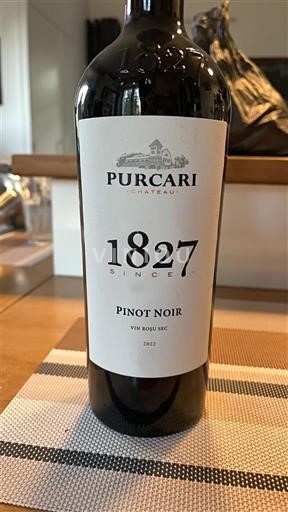 Stefan Voda Château Purcari 1827 Pinot Noir 2022