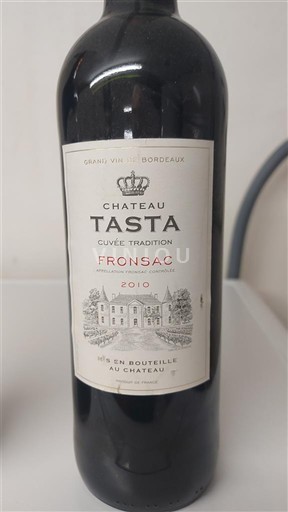 Bordeaux Fronsac Château Tasta Tradition 2010