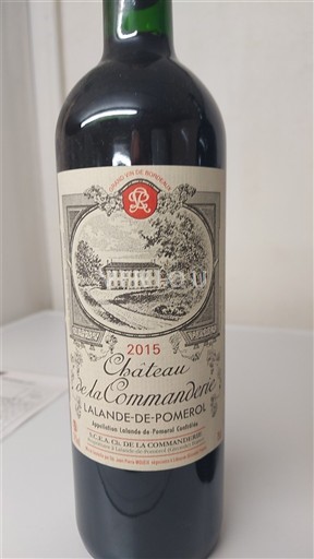Bordeaux Lalande-de-pomerol Château La Commanderie 2015