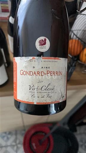 Bourgogne Viré-clessé Domaine Gondard-Perrin Clos du Vieux 2014
