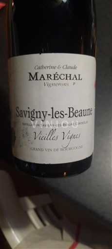 Bourgogne Savigny-lès-beaune Catherine & Claude Maréchal Vieilles Vignes 2019