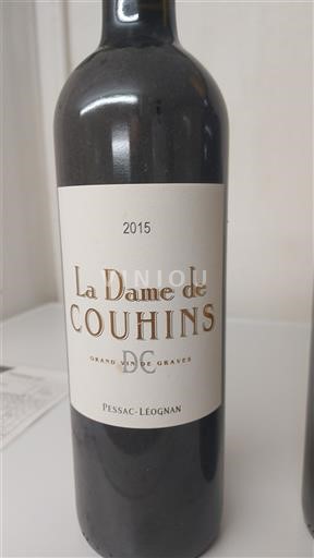 Bordeaux Pessac-Léognan Château Couhins La Dame de Couhins 2015