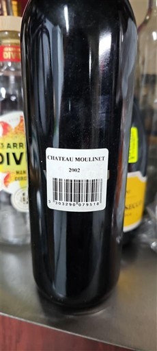Bordeaux Pomerol Château Moulinet 2002