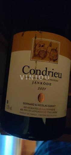 Rhônen laakso Condrieu Bernard & Nicolas Garait Janrode 2021