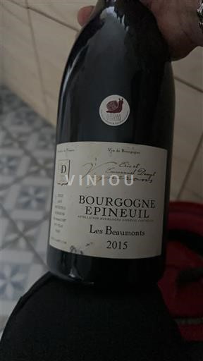 Burgundy Burgundy Epineuil Domaine Dominique Gruhier Les Beaumonts 2015
