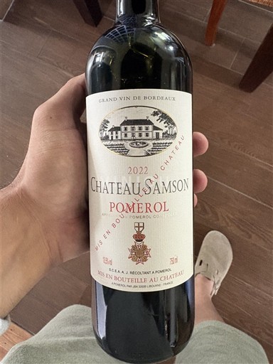 Bordeaux Pomerol Château Samson 2022