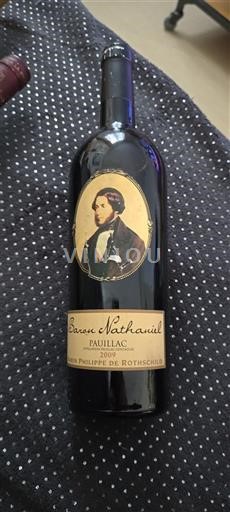 Bordeaux Pauillac Baron Nathaniel baron philippe de rothschild 2009