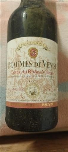 Thung lũng Rhône Beaumes de Venise Vignerons de Beaumes de Venise 2005