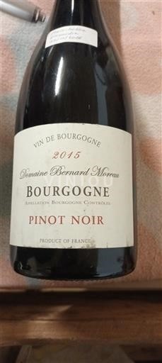 Bourgogne Domaine Bernard Moreau Pinot Noir 2015