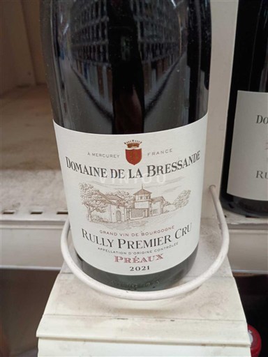 Bourgogne Rully Premier Cru Domaine La Bressande Préaux 2021
