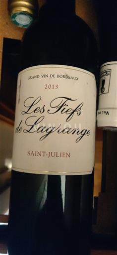 Vin Rouge sec Les Fiefs de Lagrange 2013 France Bordeaux Saint-Julien AOC