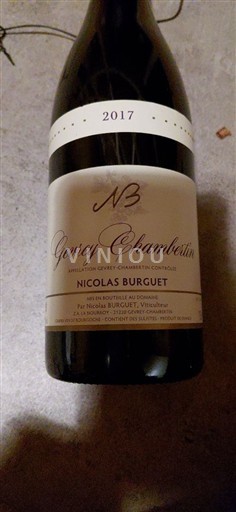 Burgundi Gevrey-Chambertin Nicolas Burguet NB 2017