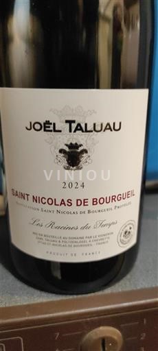 Thung lũng sông Loire Saint-Nicolas-De-Bourgueil Joël Taluau Les Racines du Temps 2024