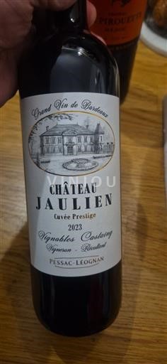 Bordeaux Pessac-Léognan Château Jaulien Prestige 2023