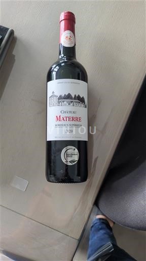Bordéus Bordeaux Superior Château Materre 2020