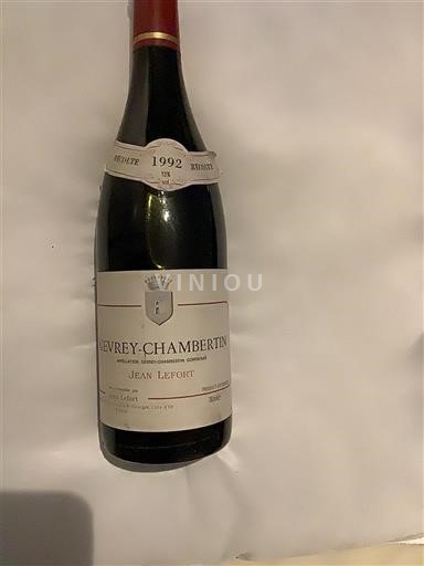 Burgundi Gevrey-Chambertin Jean Lefort Réserve 1992
