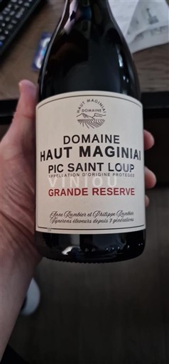 Languedoc Pic-saint-loup Domaine Haut Maginai Grande Réserve 2024