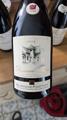 Bourgogne Bourgogne Côte d'Or Domaine Masse Côte Chalonnaise Vieilles Vignes 2014