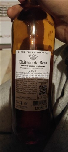 Bordeaux Sainte-Croix-Du-Mont Château Bern 2024