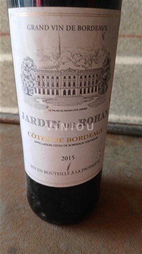 Bordeaux Côtes-de-Bordeaux Jardin de Rohan 2015
