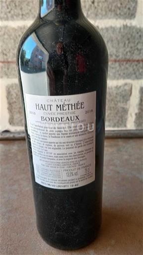 Bordeaux Château Haut Méthée Précitot 2018