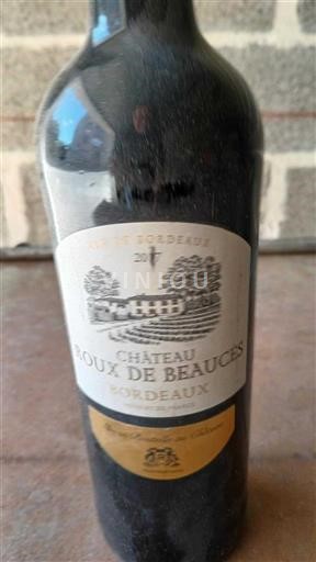 Bordeaux Château Roux de Beaucés 2017