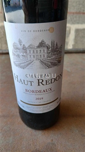 Bordeaux Château Haut Redon 2019