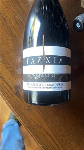 Apulien Primitivo di Manduria Pazzia 2023