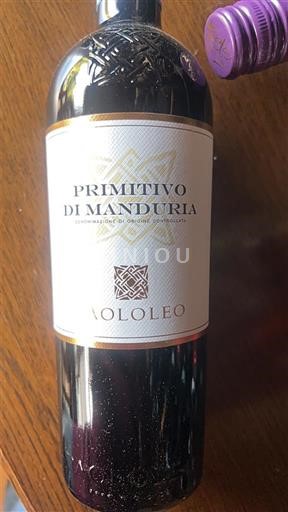 Apulien Primitivo di Manduria Paololeo 2023