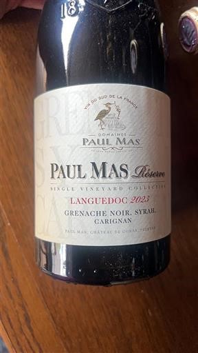 Langvedok Languedoc Domaine S Paul Mas Réserve 2023