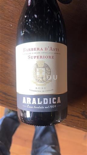 Piedmont Wines Barbera d'Asti Araldica Superiore 2021