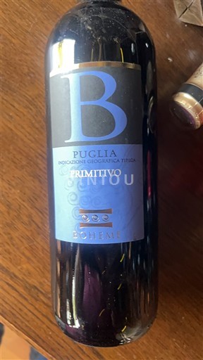 Puglia Không được chỉ định Boheme Primitivo 2022