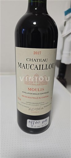Bordeaux Không được chỉ định Maucaillou 2017