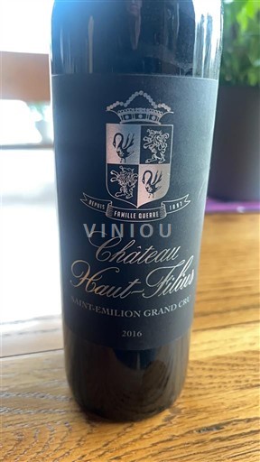 Bordeaux Saint-Émilion Grand Cru Grand Cru Château Haut-Filius 2016