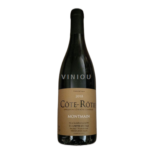 Rhônen laakso Côte-rôtie Parpette et Fils Montmain 2018