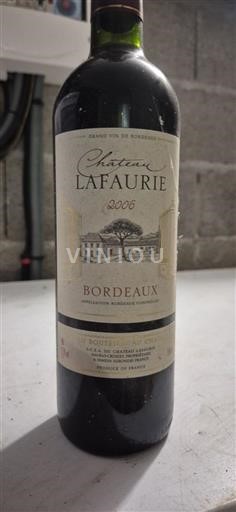 Bordeaux Château Lafaurie 2006