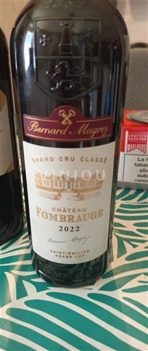 Vin Rouge sec Château Fombrauge 2022 France Bordeaux Saint-Émilion Grand Cru AOC Grand Cru Classé