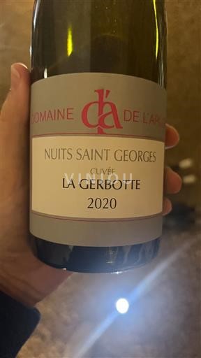 Bourgogne Nuits-saint-georges Domaine L'Arlot La Gerbotte 2020