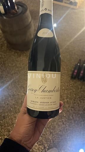 Burgundi Gevrey-Chambertin Domaine Antonin Guyon La Justice 2015