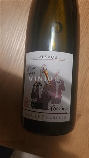 Alsace Riesling Famille Hauller La Fine Équipe 2024