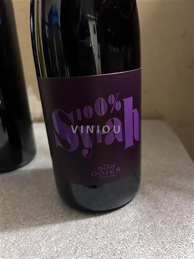 Alpen en Rhônevallei Rhodanische Heuvels Ogier 100% Syrah Niet-geïntegreerd