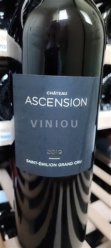 Bordeaux Saint-Émilion Grand Cru Grand Cru Château Ascension 2019