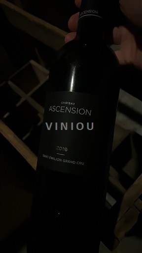 Vin Rouge sec Château Ascension 2019 France Bordeaux Saint-Émilion Grand Cru AOC Grand Cru
