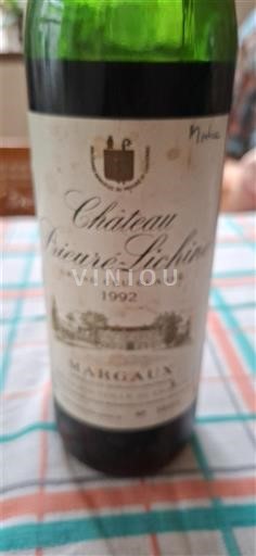 Burdeos Margaux Château Prieuré-Lichine 1992